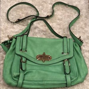 Mint green purse